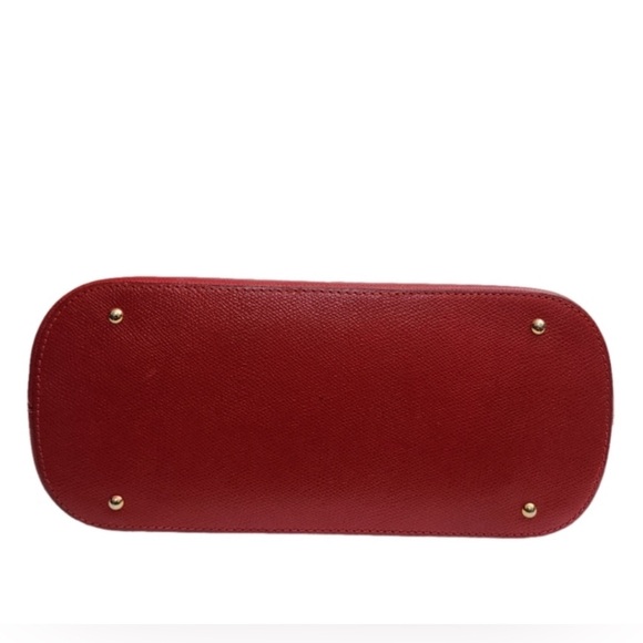 CELINE Red Leather Handbag - Picture 7 of 10